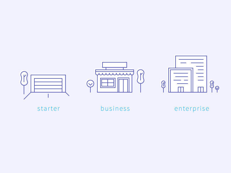 Business Size Icons